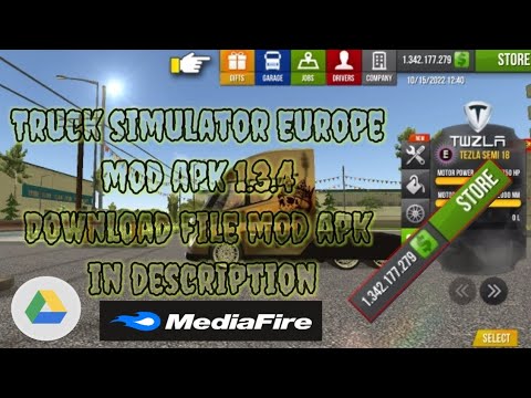 Hướng dẫn cài đặt Truck Simulator Europe mod apk 1.3.4