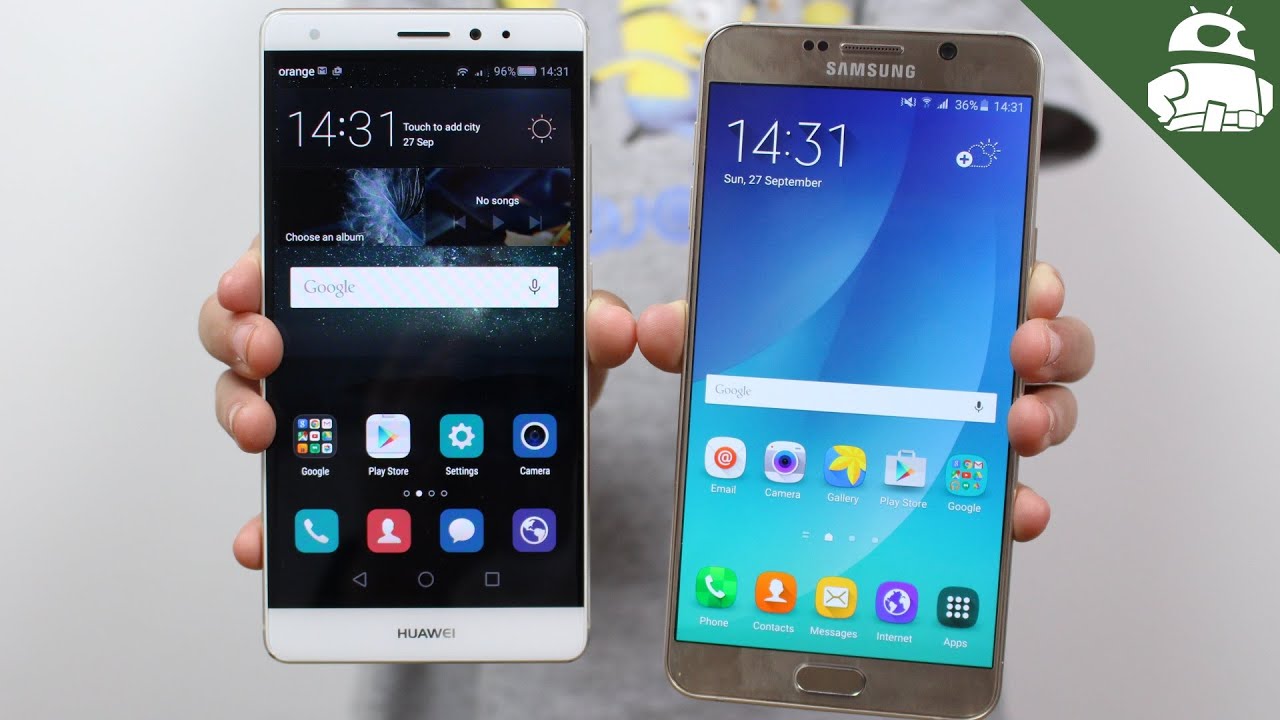 Galaxy note 5 vs huawei mate 10 lite