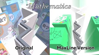 Dancing Line Fan-made - The Mathematics (Original vs MaxLine Version) (by LiGaYb a.k.a HeZnTm) screenshot 5