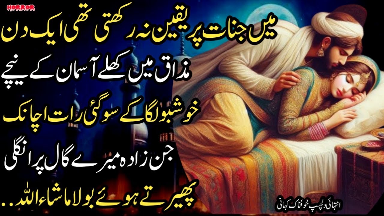 Mein Jinnat Per Yaqeen Na Rakhti Thi Rk Din Mazak Mein Khuly Asman Kay Nechy Khushbo Lga Kar So Gye