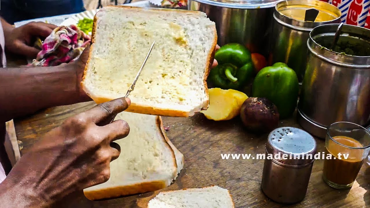 Bombay Masala Toast | Easy To Make Vegetable Sandwich Recipe | MUMBAI STREET FOOD 2022