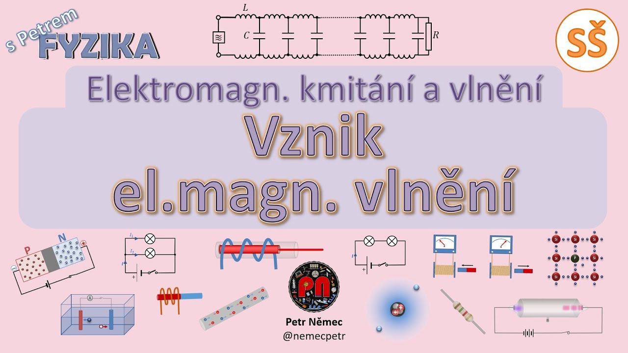 Vznik elektromagnetického vlnění - fyzika SŠ
