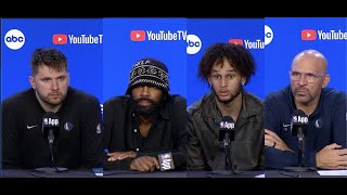 Dallas Mavs Postgame Interviews NBA Finals Game 3 vs Celtics: Luka Doncic, Kyrie Irving, More