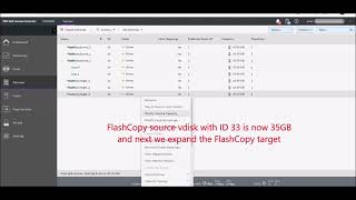 IBM SVC Expand vdisks in FlashCopy Mappings 8.4.2.0