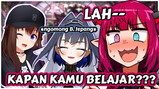 IRyS kaget dan terkesan dengan Kronii yg udah jago B. Jepang [Hololive EN]