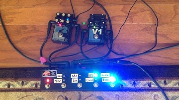Turning a 1 channel guitar amp into a switchable 3 channel amp using the fx loop and AMT preamps