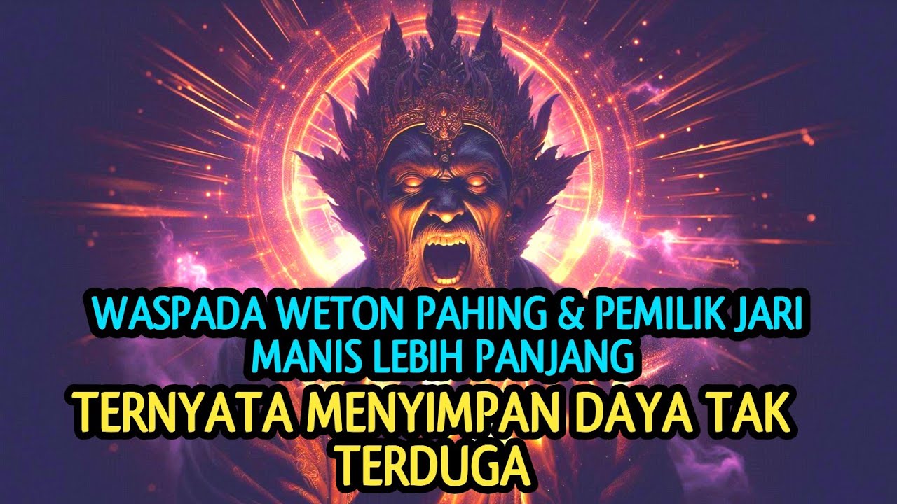 WASPADA WETON PAHING ✨ PEMILIK JARI MANIS LEBIH PANJANG TERNYATA MENYIMPAN DAYA TAK TERDUGA.