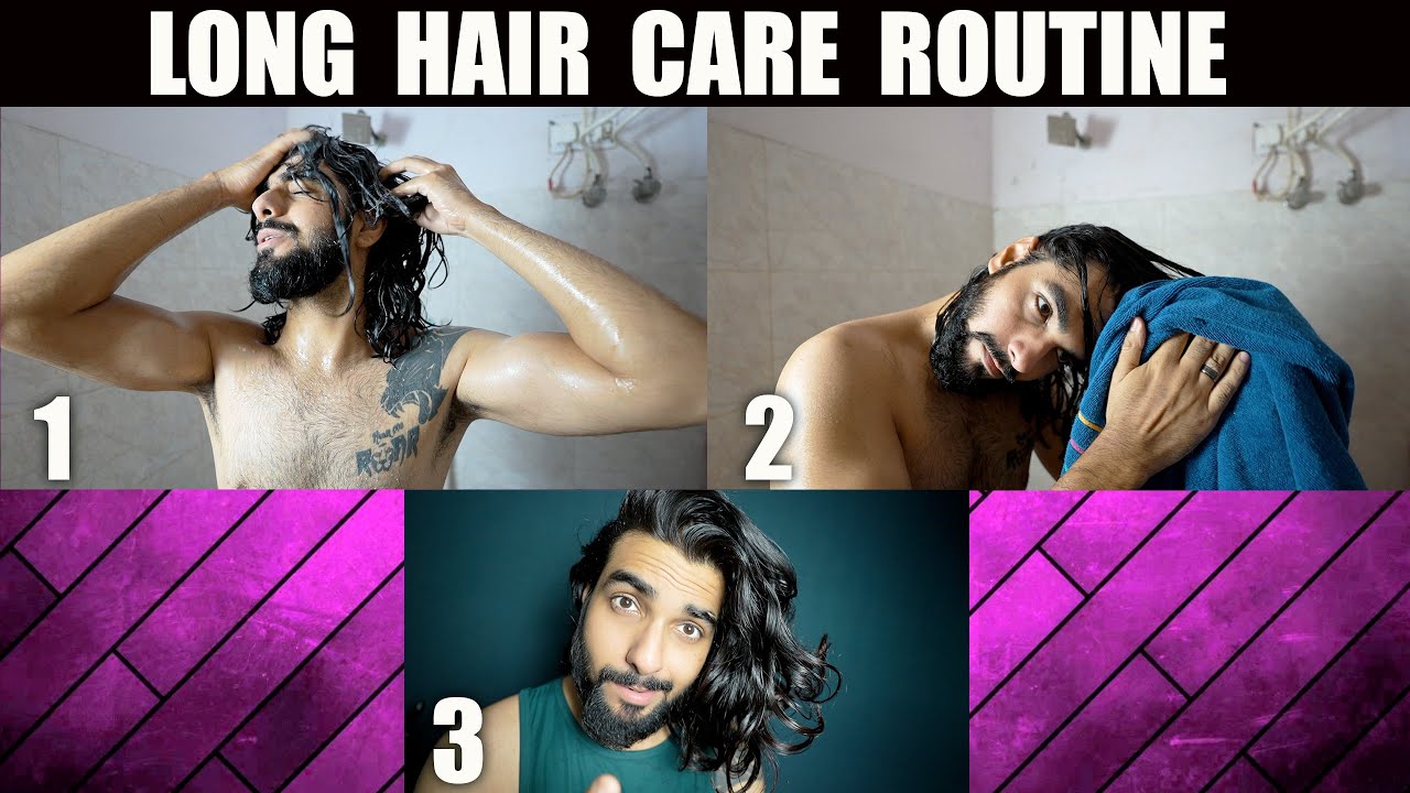 Lambe baalo ki HAIR CARE aise karo! Long hair care routine for men 2022 