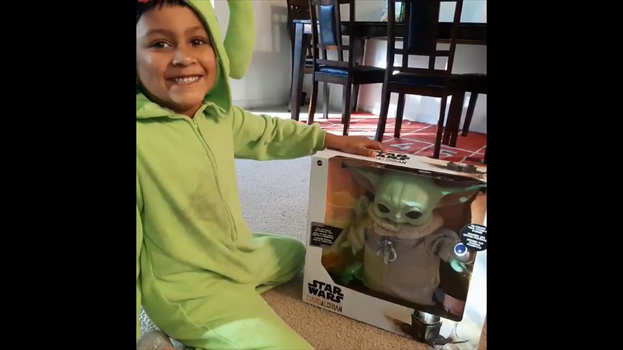Baby Yoda Toy from Costco, Review by Shree YouTube