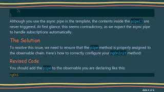 Resolving the Observable Issue in Angular's ngIf with the Async Pipe