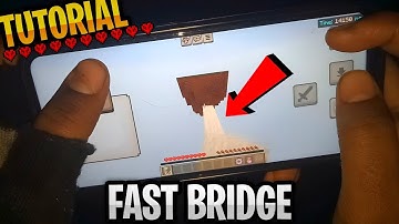 How to Learn Jump Bridge in Mcpe | Fast bridge