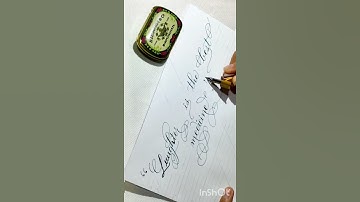 Copperplate Calligraphy