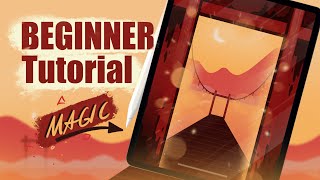 Easy Procreate Beginner Tutorial | How to draw a Magic Door with Procreate on your iPad screenshot 2