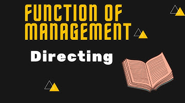 functions of management (Directing)