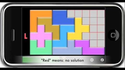 PentoFill Program for the iPhone