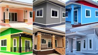 Latest 100 House Painting Colours Outside 2022 | Exterior Wall Paint With Color Combinations Ideas