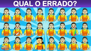 MARATONA ROUND 6 PARA TESTAR SUA MENTE | ENCONTRE O EMOJI DIFERENTE | ENCONTRE OS ERROS