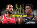 Minnesota Timberwolves vs Los Angeles Clippers Full Game Highlights – February 26, 2026 | NBA Season