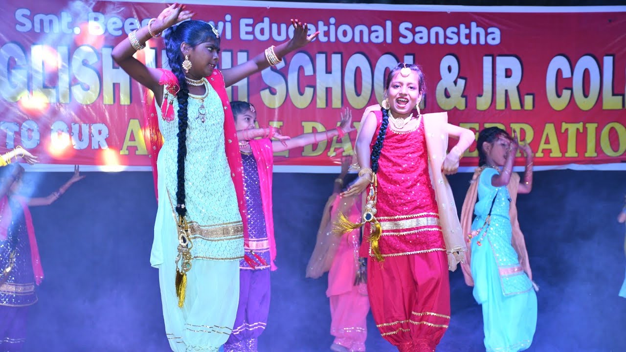 Punjabi Dance Mix 🔥💃 | Bhangra Stage Performance | Annual Day 2026 | Aditya English High School