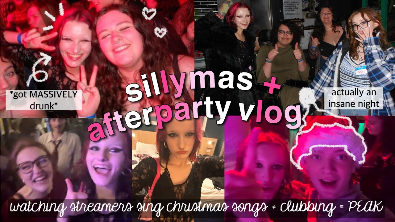 the craziest night of my life. | SILLYMAS VLOG + AFTERPARTY , vlogmas day nine ❄️ ☃️