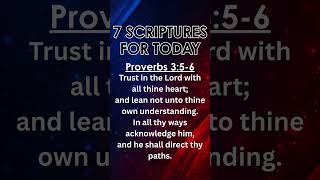 7 Powerful Scriptures You Need Today | God’s Promises for Protection, Peace, Provision and Rest