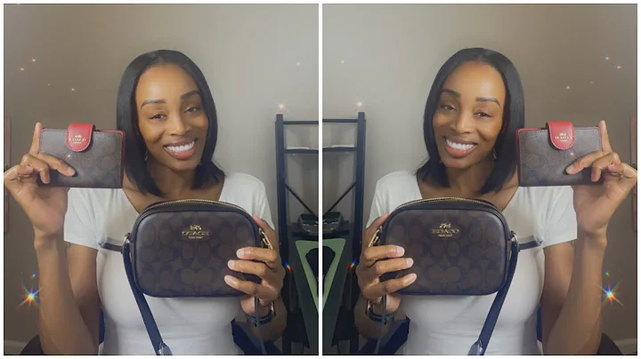 Mini Jamie Camera Bag & Medium Corner Zip Wallet In Signature Canvas by COACH ⭐️FULL REVIEW ⭐️