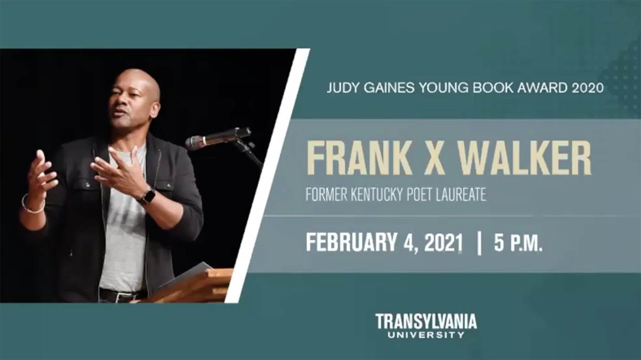 Frank X. Walker reading for the 2020 Transylvania University Judy ...