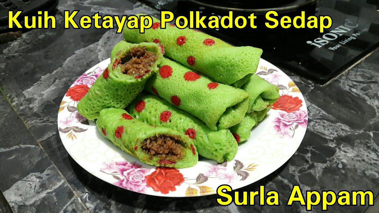 Resepi kuih ketayap tanpa santan