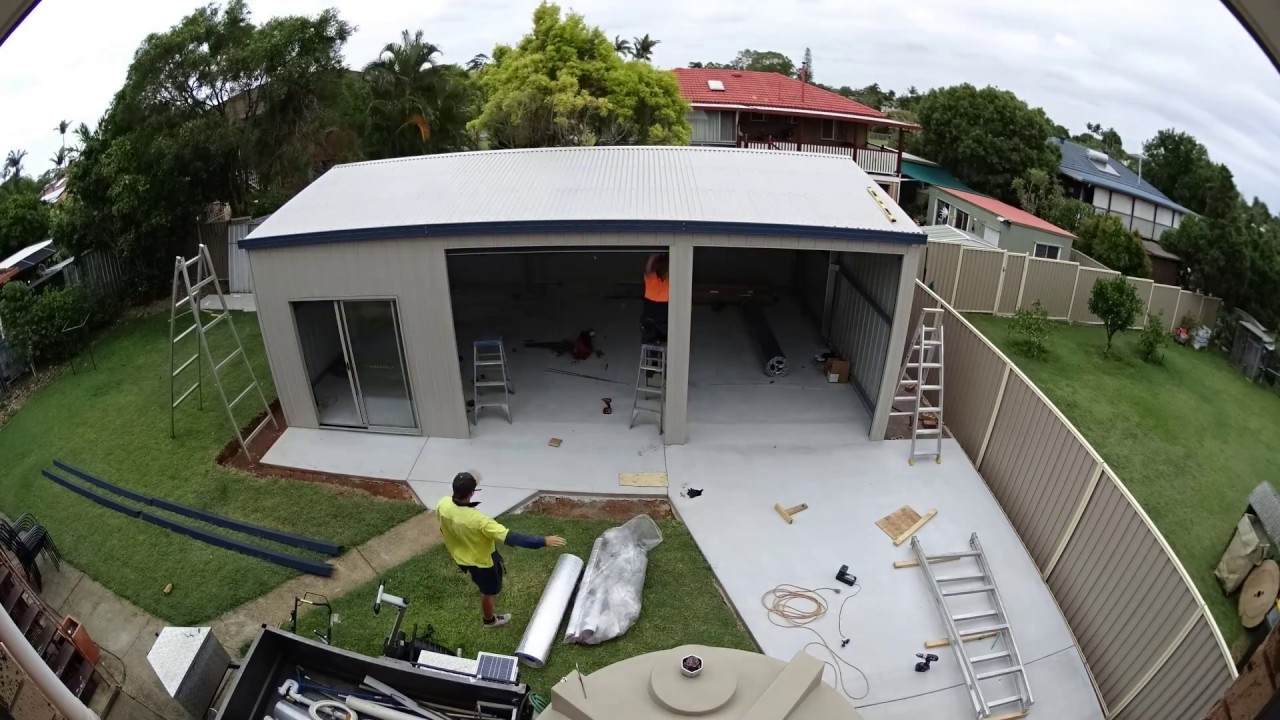 Ranbuild 6 X 9 Shed Build time lapse - YouTube