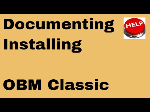 Documenting the installation of OBM Classic 19.11 release