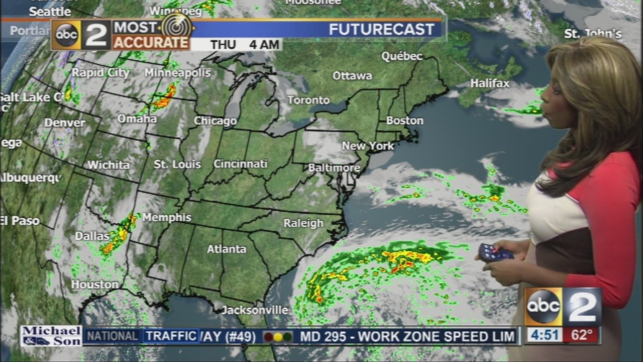 Chance for more showers, patchy morning fog - YouTube