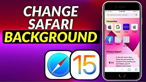 How to Change Safari Browser Background in iOS 15 I How to Customize Safari in iOS 15