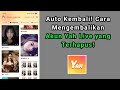 Cara Mengembalikan Akun Yah Live Yang Terhapus ~ Cara Memulihkan Akun YahLive Yang di Hapus Permanen