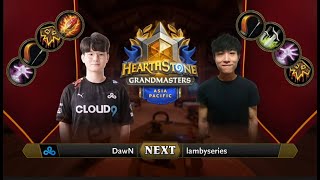 DawN vs lambyseries | 2021 Hearthstone Grandmasters Asia-Pacific | Decider | Season 2 | Week 2