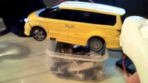 Arduino Based WiiChuck control RC car