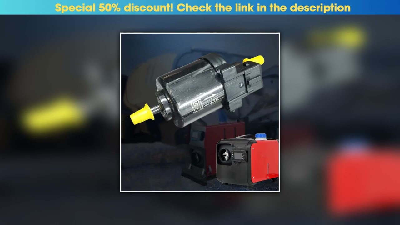 First Look Diesel Heater Fuel Pump 12V Compatible with Chinese 5KW 8KW Heaters Featuring Quiet Oper