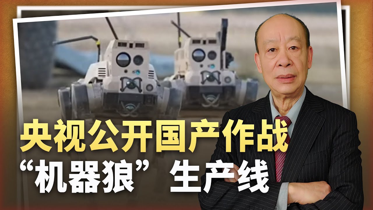 【傅前哨】央視公開國產作戰「機器狼」生產線,統一台灣的秘密就在這裡 - YouTube
