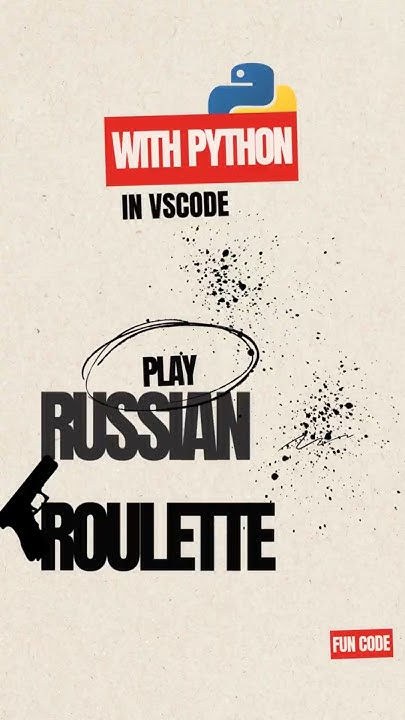 Russian Roulette in python - YouTube