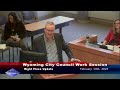 Wyoming City Council WORK SESSION February 13, 2023