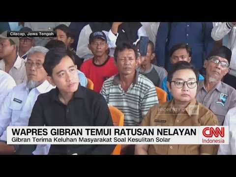Wapres Gibran Temui Ratusan Nelayan di Cilacap