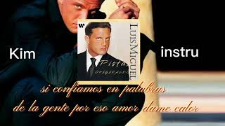 Luis Miguel - Tú sólo tú ( Pista Original con coros Y letra)