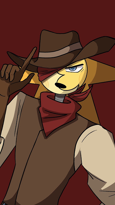 Sun and Moon as à cowboy