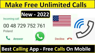 Best free Calling app for your android Phone in 2022 | Free calls on mobile