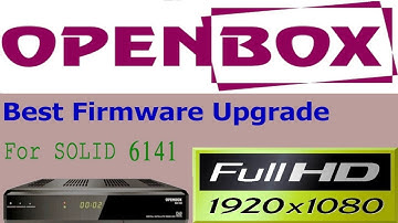 open box firmware upgrade