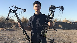 Crossbow vs Compound Bow - Review and Demo