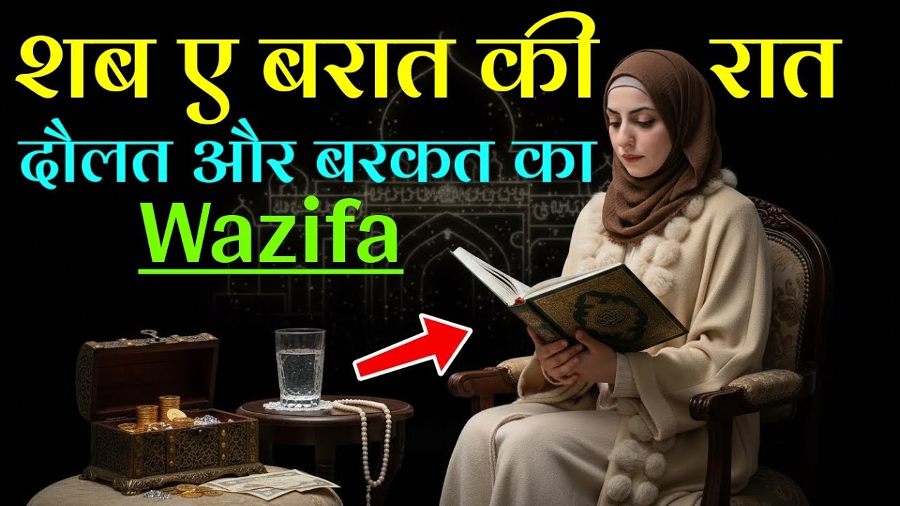 शब ए बारात की फज़ीलत दौलत और बरकत हासिल करने का अमल ! Shab E Barat 2026 Ruhani Wazifa For Wealth!