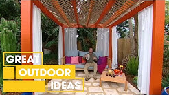 How To Make Your Own Mexican Pergola | Outdoor | Great Home Ideas 