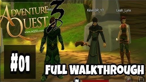 AQW 3D Full Walkthrough||Android/IOS||Episode-1