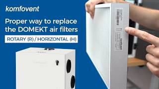 DOMEKT Filter Change | Rotary (R) | Horizontal (H) (EN)