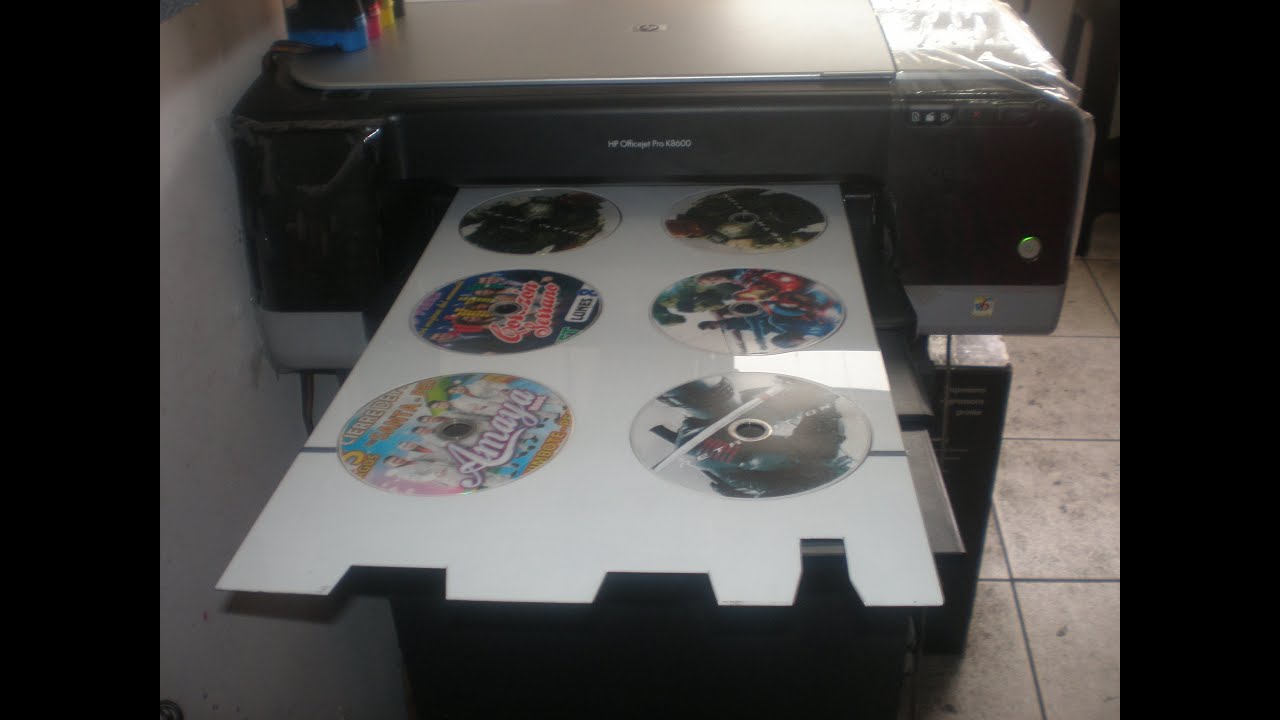 HP PRO K8600 IMPRIME 6 DVD EN 40 SEGUNDOS